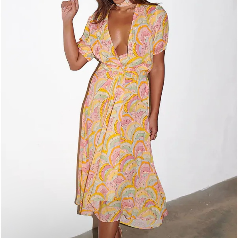 Never Fully Dressed Havana wrap dress size 10.